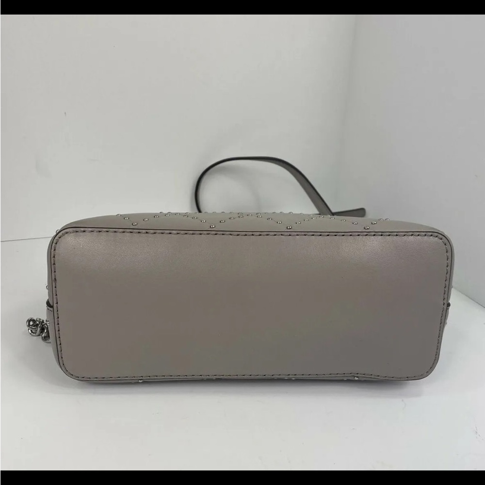 Michael Kors Jet Set Adele Grey Quilted Leather Crossbody Adjustable Strap XC - Picture 9 of 12